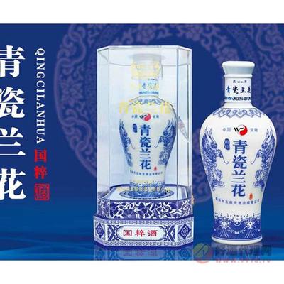 青瓷蘭花國粹白酒